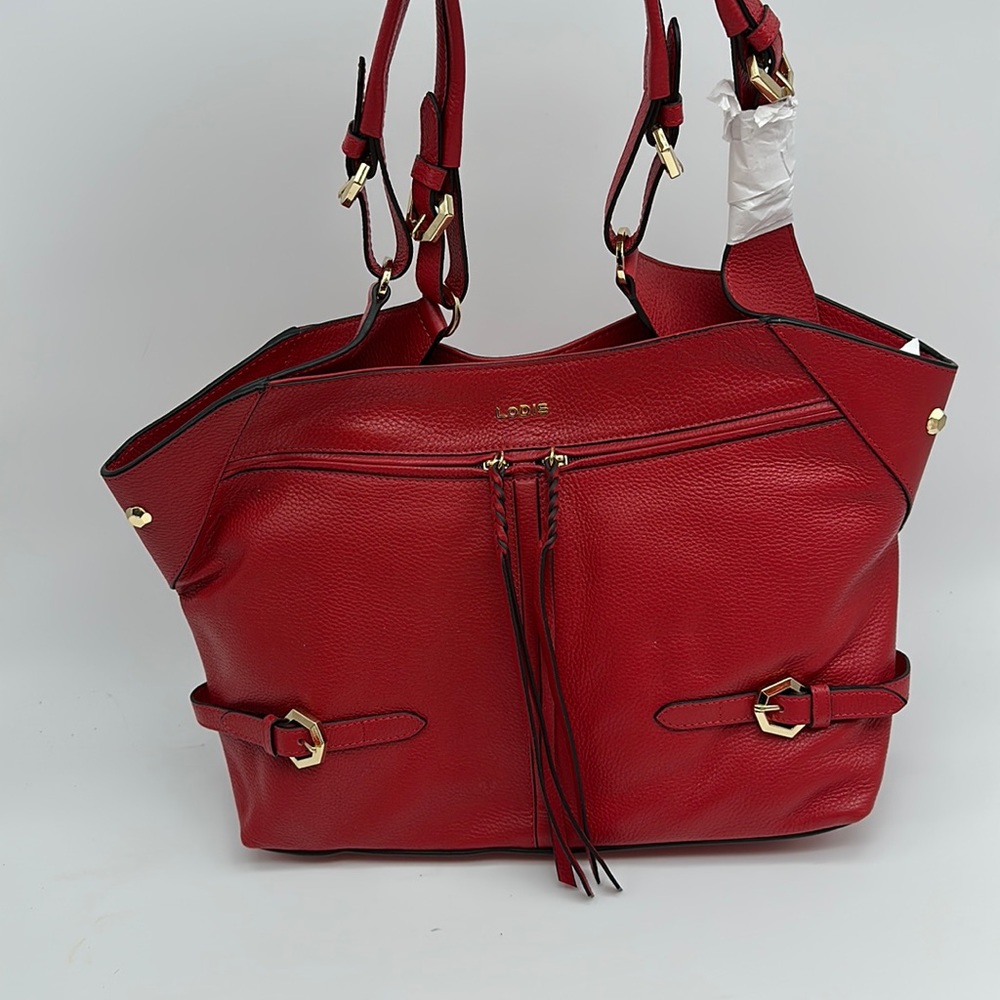 New Lodis Texas leather Nikki Satchel‎ crossbody handbag purse